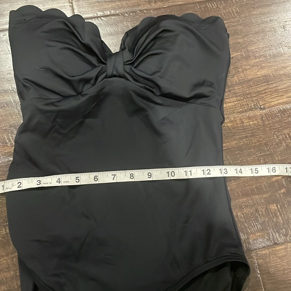 Kate spade black bathing one piece swimsuit sz M - Picture 4 of 5